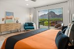 King bed with views from bed